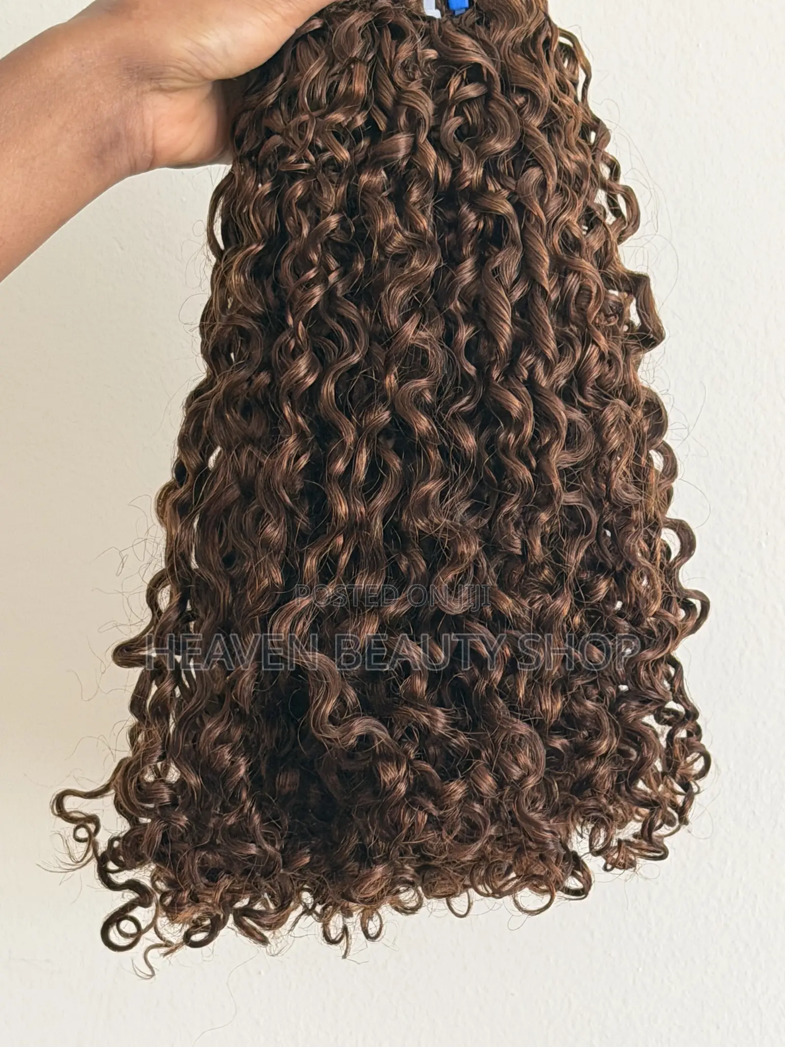 Human Hair - Pixie Coffee Brown 18 Inch Super Double Drawn