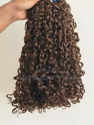 Human Hair - Pixie Coffee Brown 18 Inch Super Double Drawn