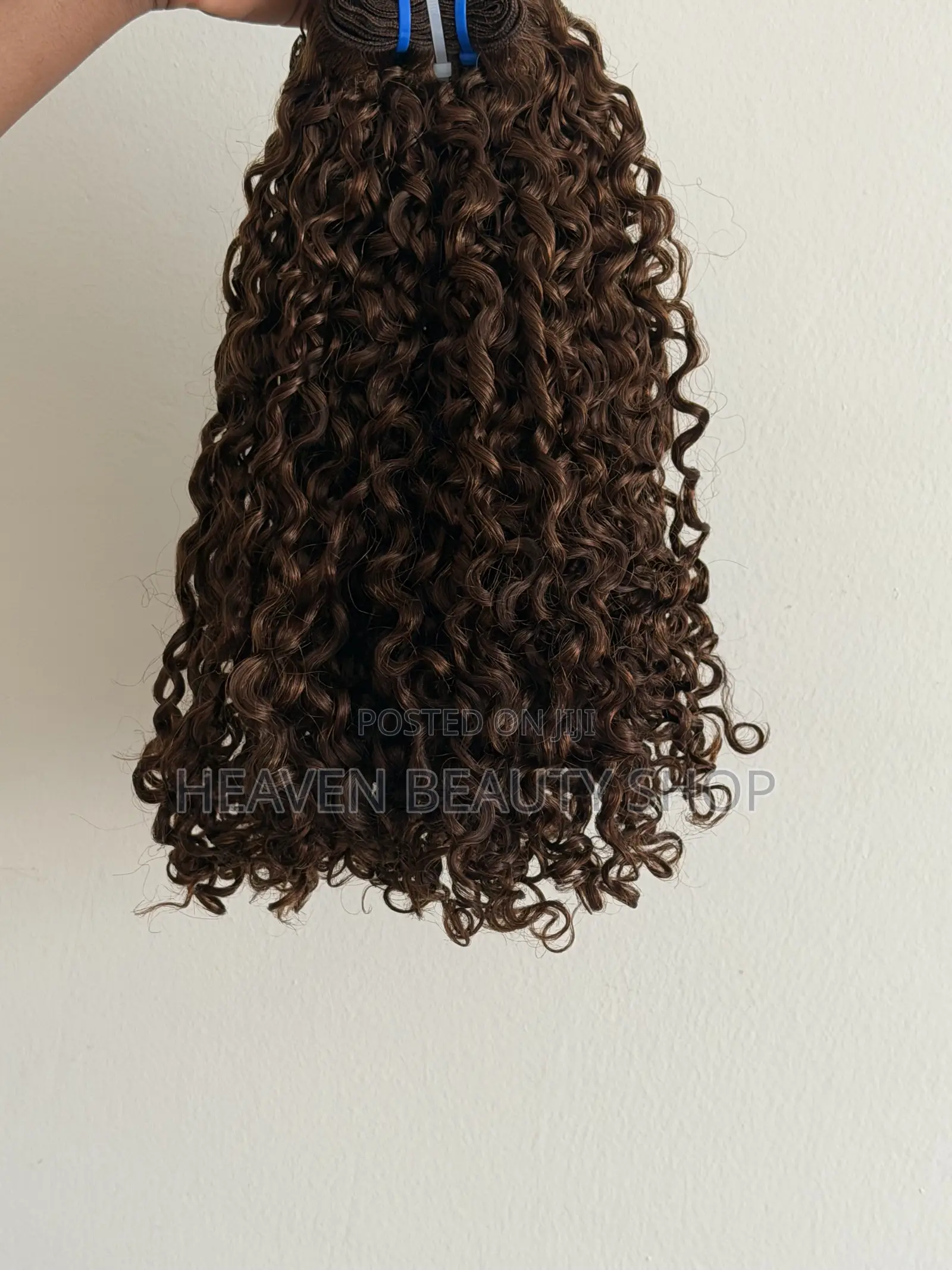 Human Hair - Pixie Coffee Brown 18 Inch Super Double Drawn