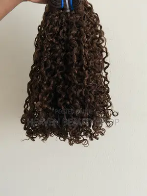 Human Hair - Pixie Coffee Brown 18 Inch Super Double Drawn