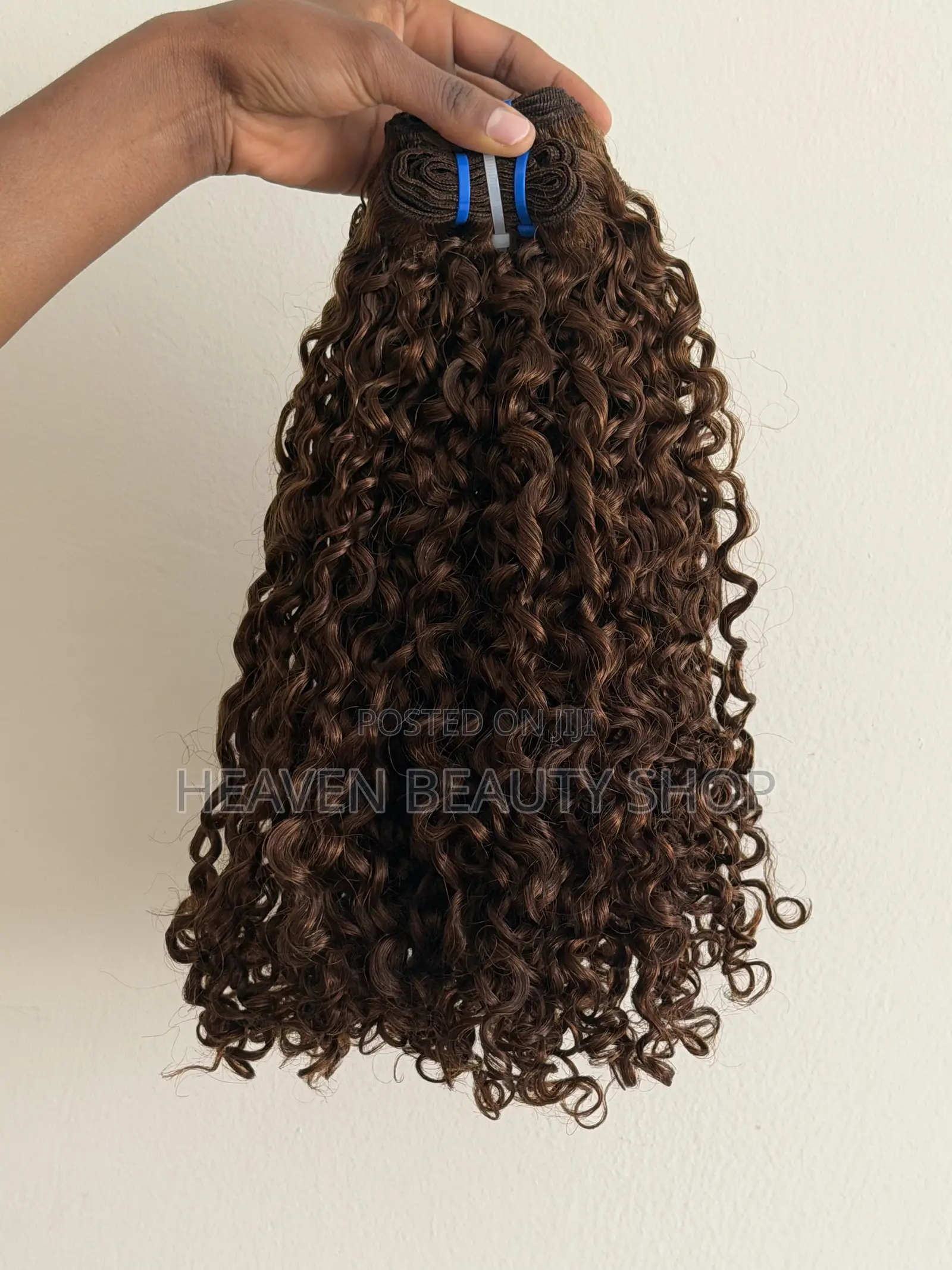 Human Hair - Pixie Coffee Brown 18 Inch Super Double Drawn