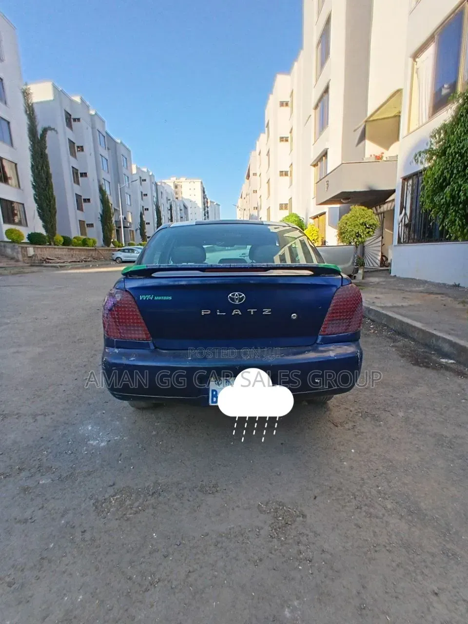 Toyota Platz 2001 Blue