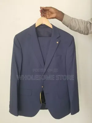 Brand New Blue Black Suit for Men