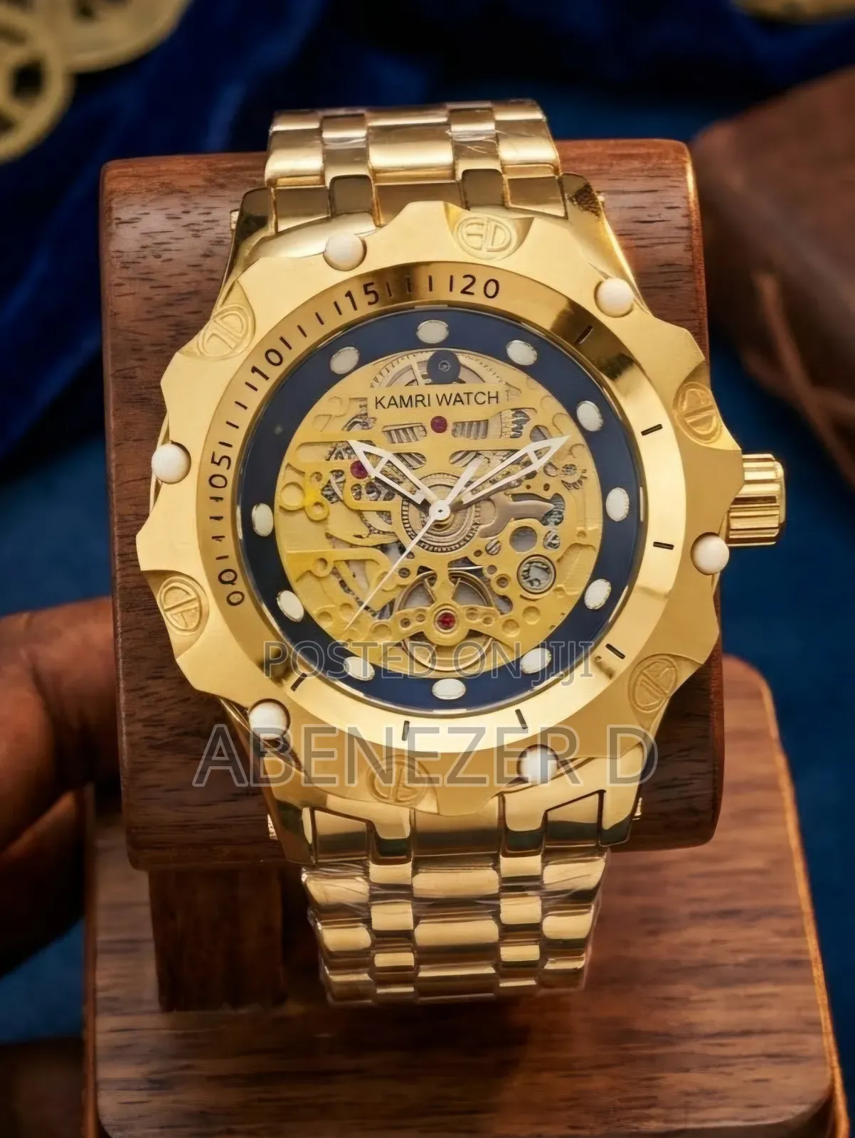 Kamri Watch Skeleton Quartz Wristwatch Styled After the Chunky, Jagged