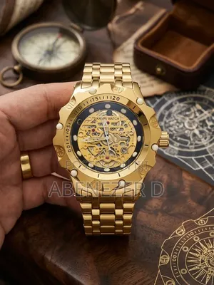 Kamri Watch Skeleton Quartz Wristwatch Styled After the Chunky, Jagged