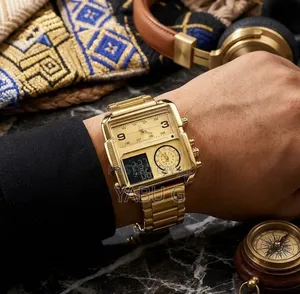 Full Gold Stainless Steel Men's Watch