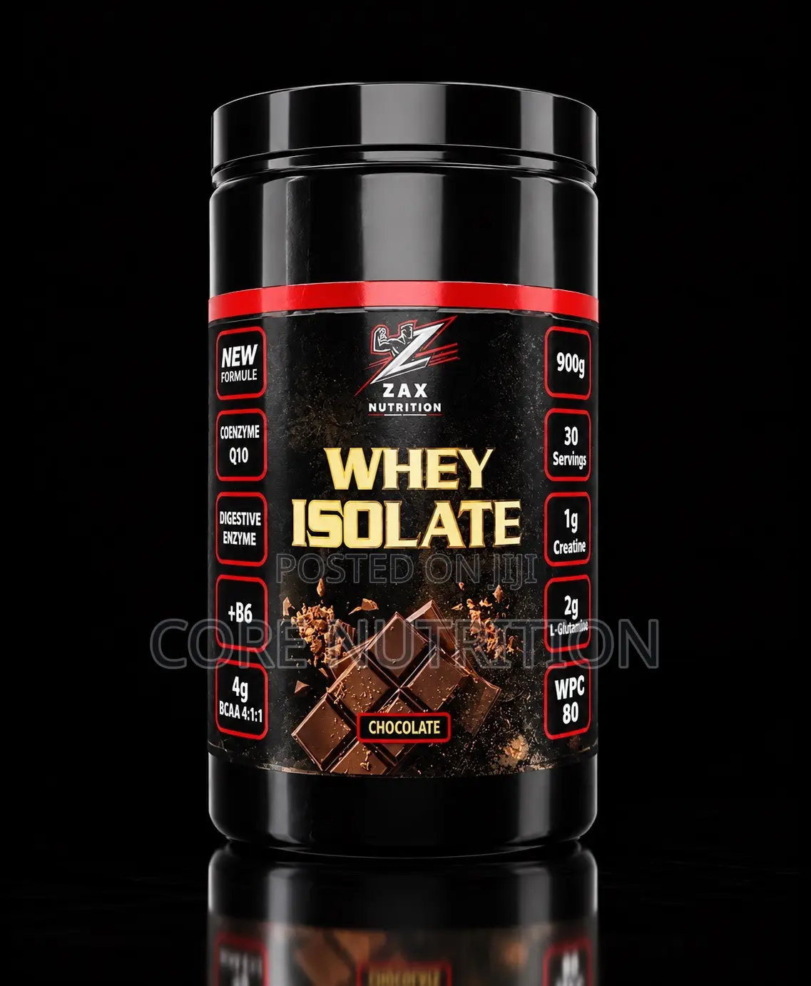 Whey Protein Isolate – Chocolate, 900g