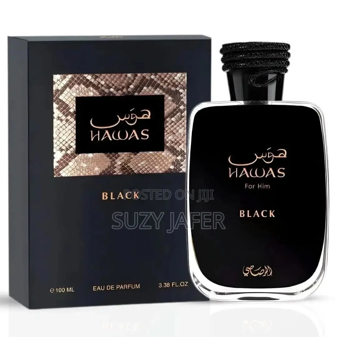 Hawas Black EDP Spray 100ml by Rasasi