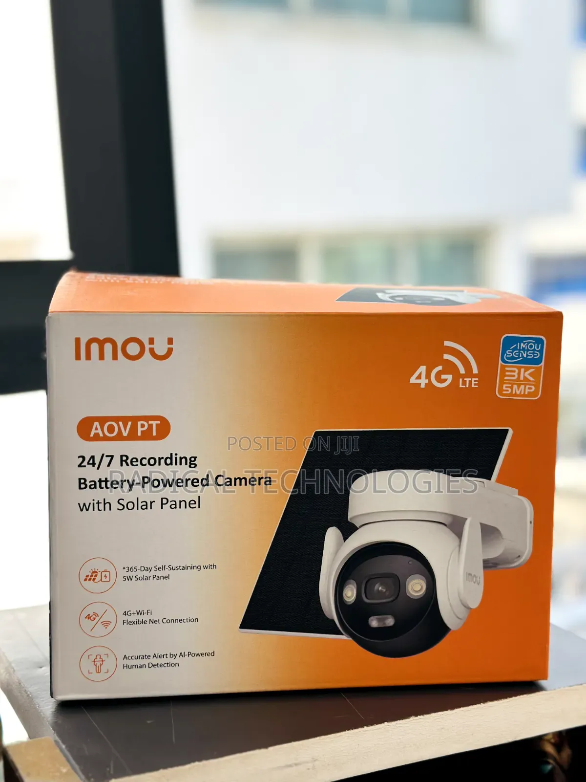 Imou Aov Pt With Battery and Solar Security Camera