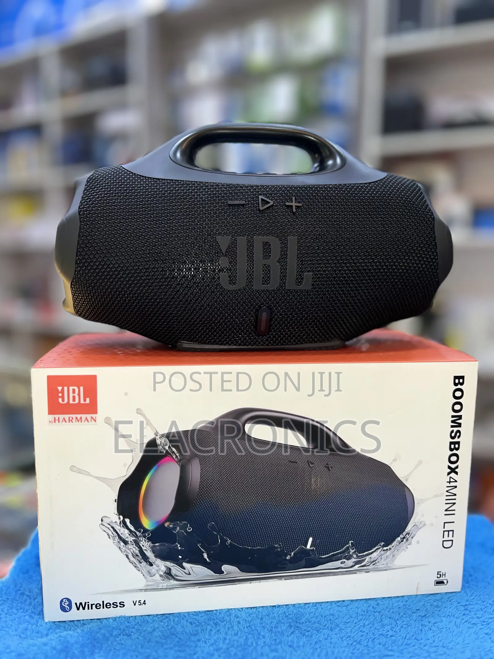 JBL Boombox 4 Mini LED Portable Speaker