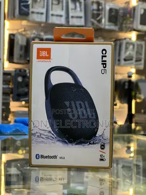 Original JBL Clip 5 Portable Bluetooth Speaker (Blue)