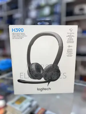 Logitech H390 USB Headset Noise Cancelling Mic