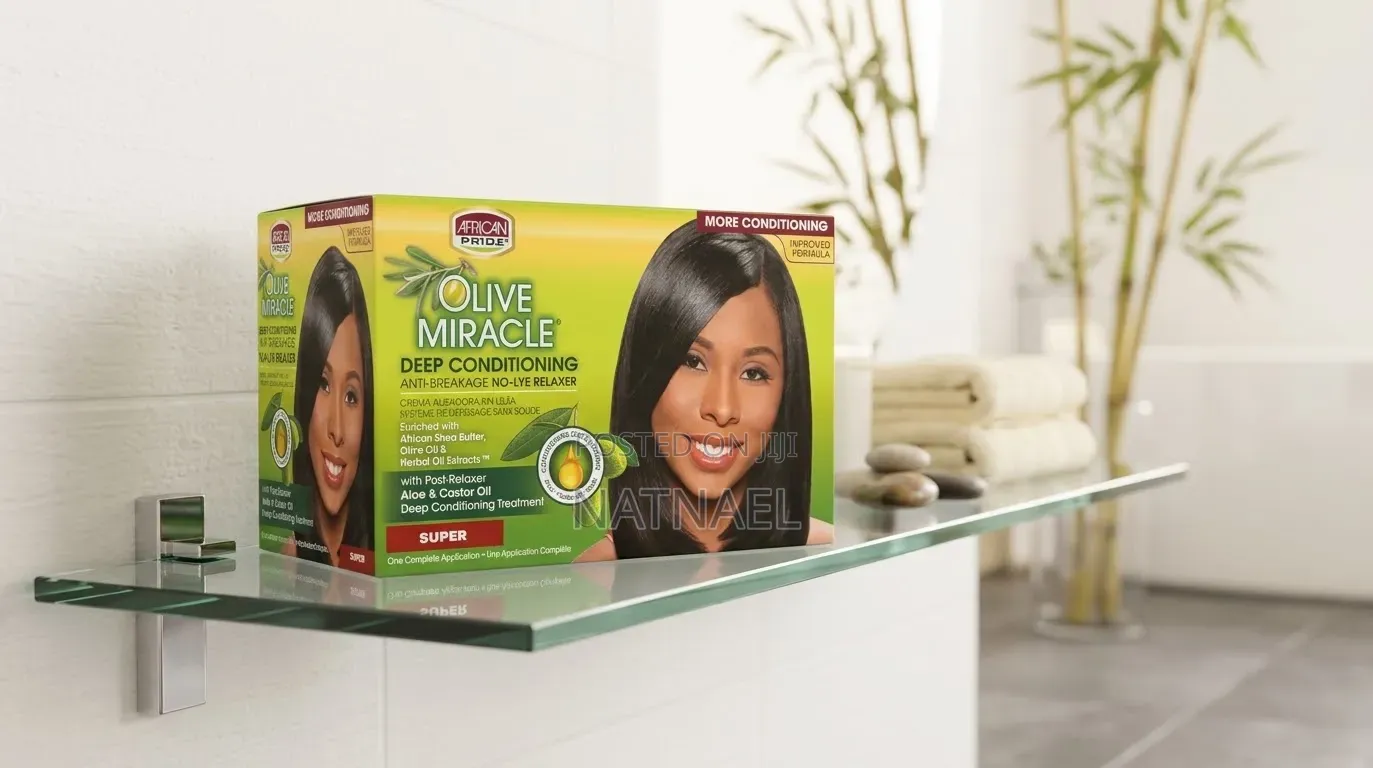 African Pride(From Uk Olive Miracle Deep Conditioning No-Lye Relaxer -
