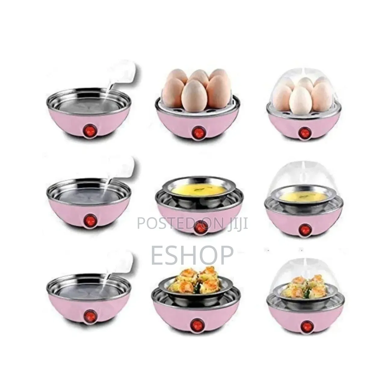 Cooks 1 to 7 Eggs and Shuts Off Automatically When Done.