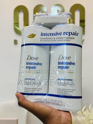 2-Pack Bundle of Dove Damage Repair Shampoo and Conditioner