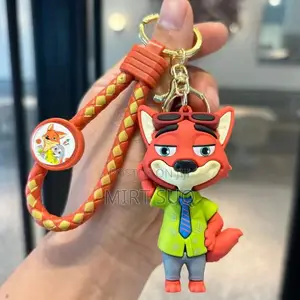 3D Nick Wilde Fox Keychain