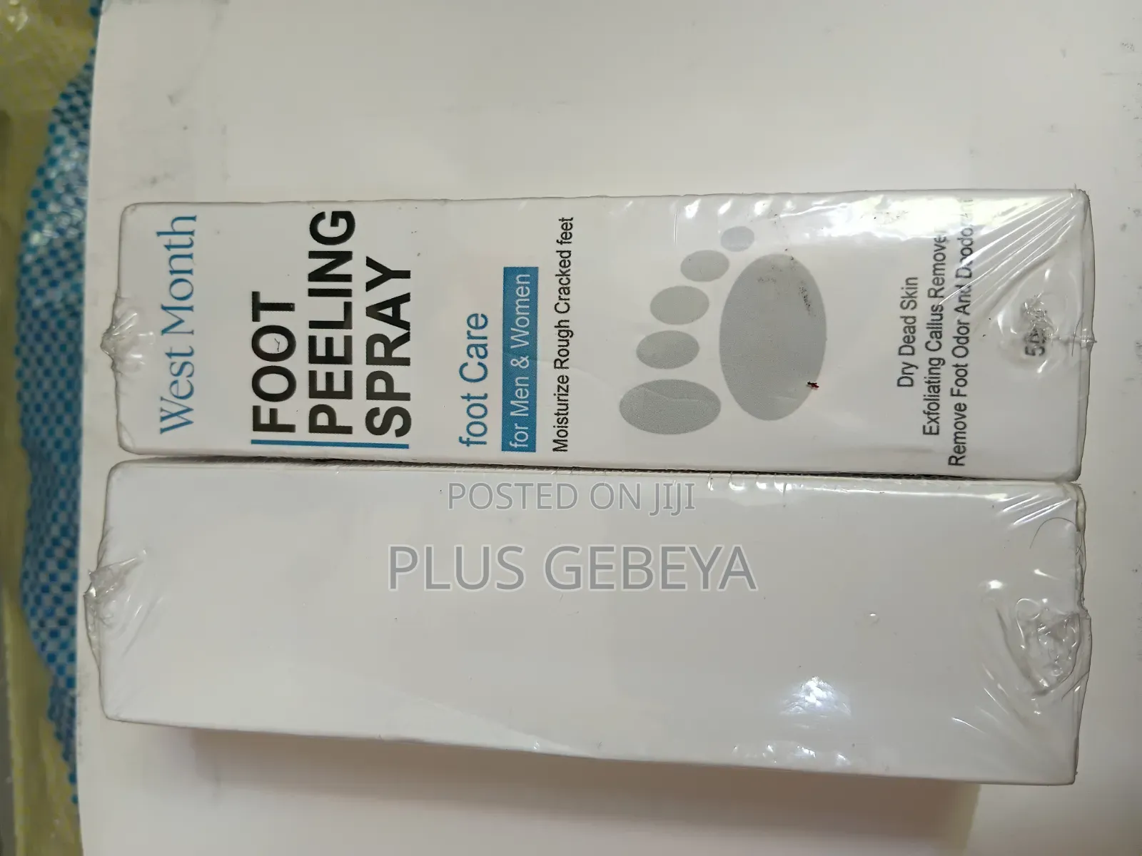 የእግር ደረቅ ቆዳ ማስወገጃ Foot Peeling Spray