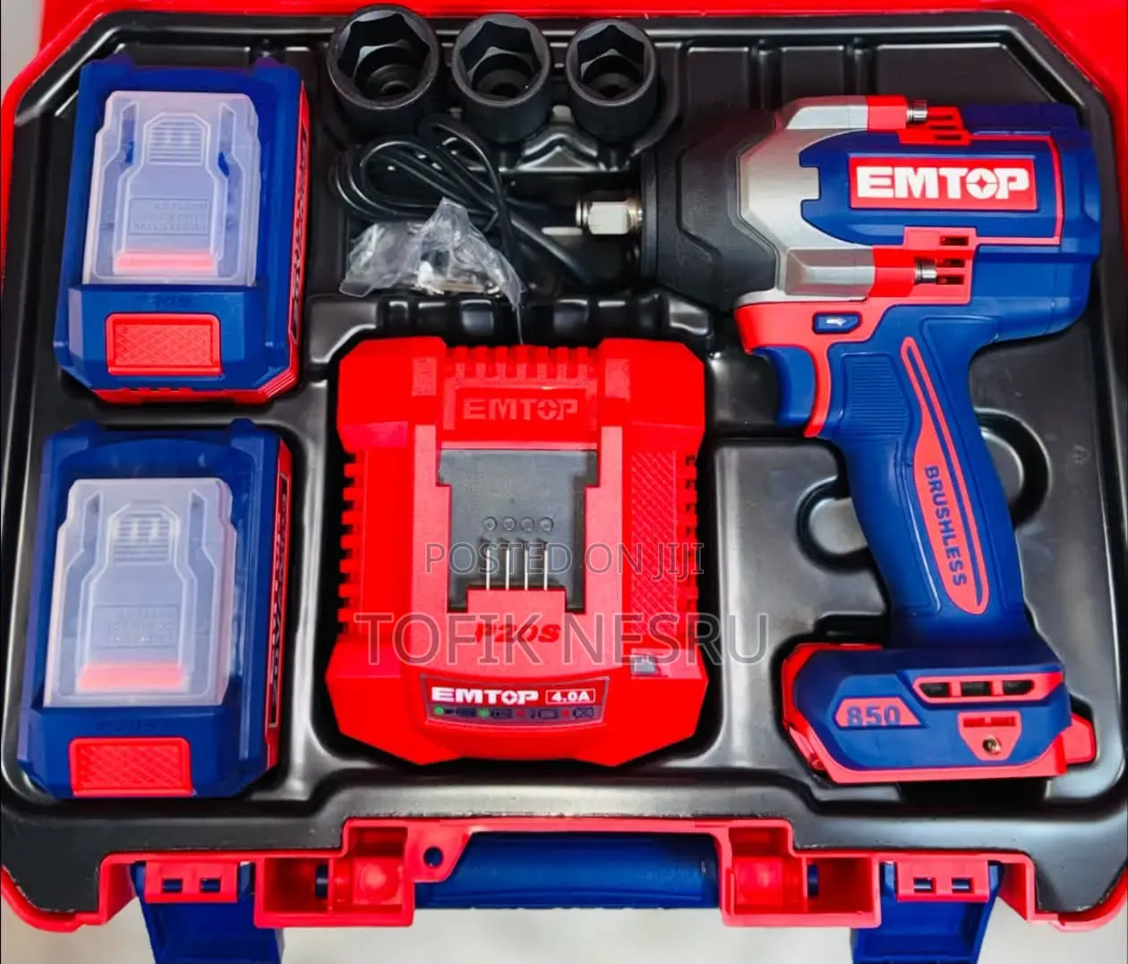Chargeble Impact Wrench Emtop