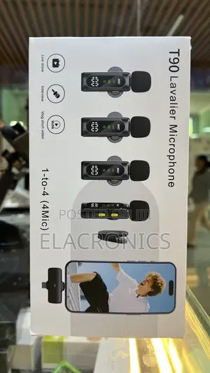 T90 Wireless Lavalier Mic 1 to 4 Mics