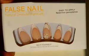  Elegant French Tip Press-on False Nails