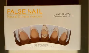  Elegant French Tip Press-on False Nails