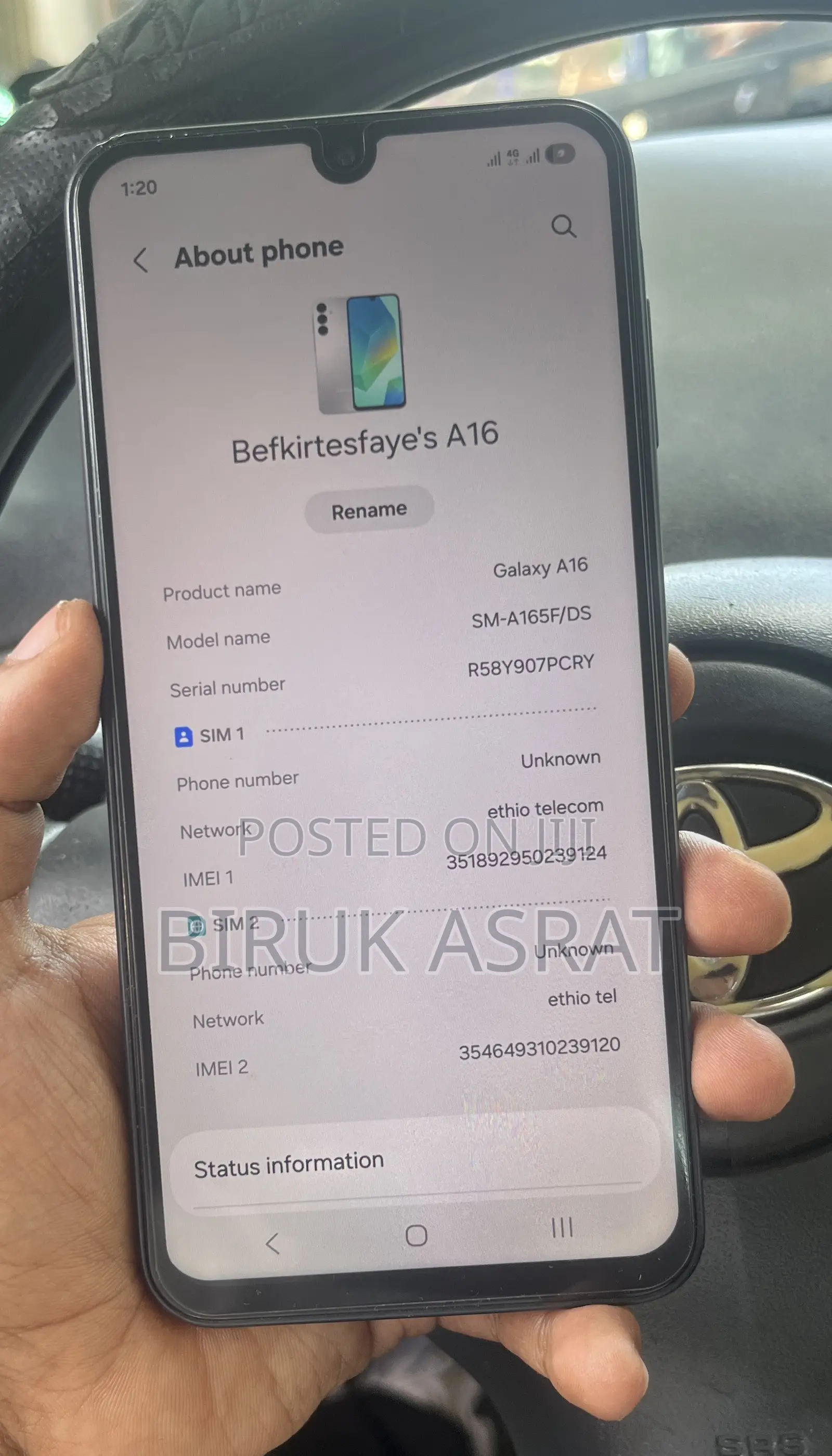 Samsung Galaxy A16 128 GB Black