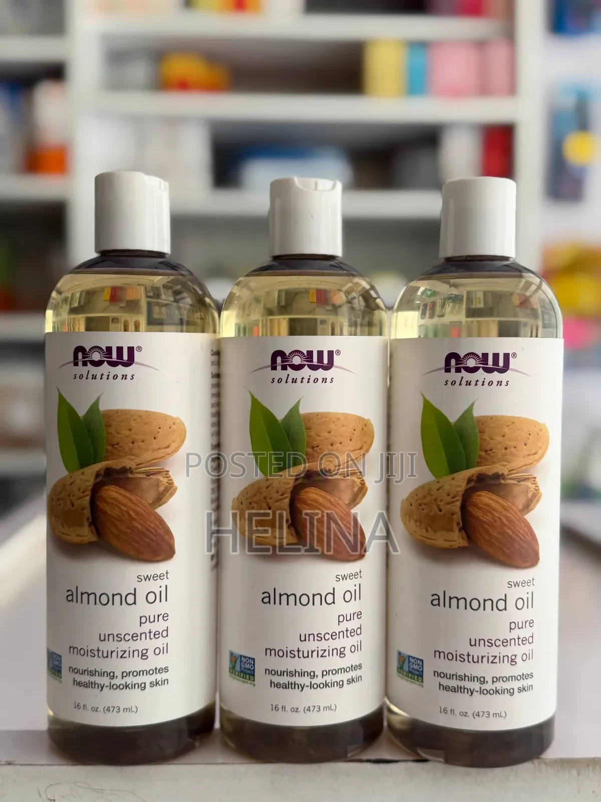 Sweet Almond Oil Pure Unscented Moisturizing 473ml Original From USA