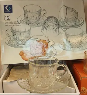 Kimglass 12 የሻይ ስብስብ