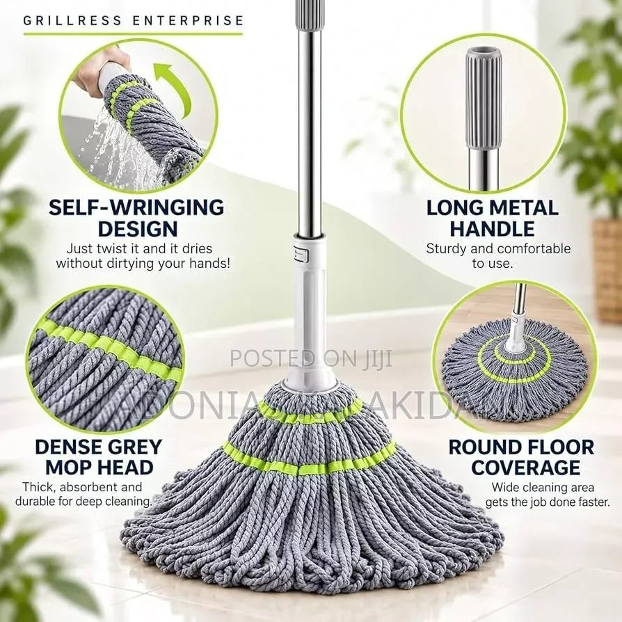 Telescopic Stainless Steel Majic Mop