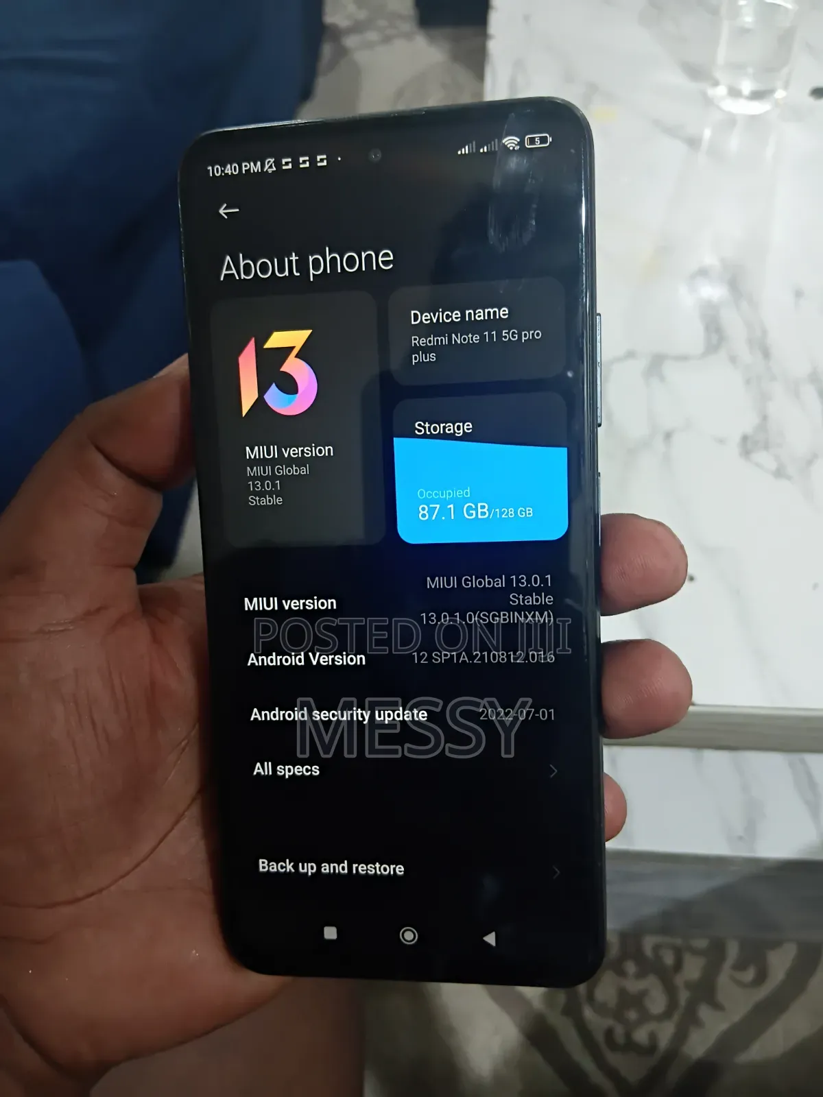 Xiaomi Redmi Note 11 Pro 5G 128 GB Bronze