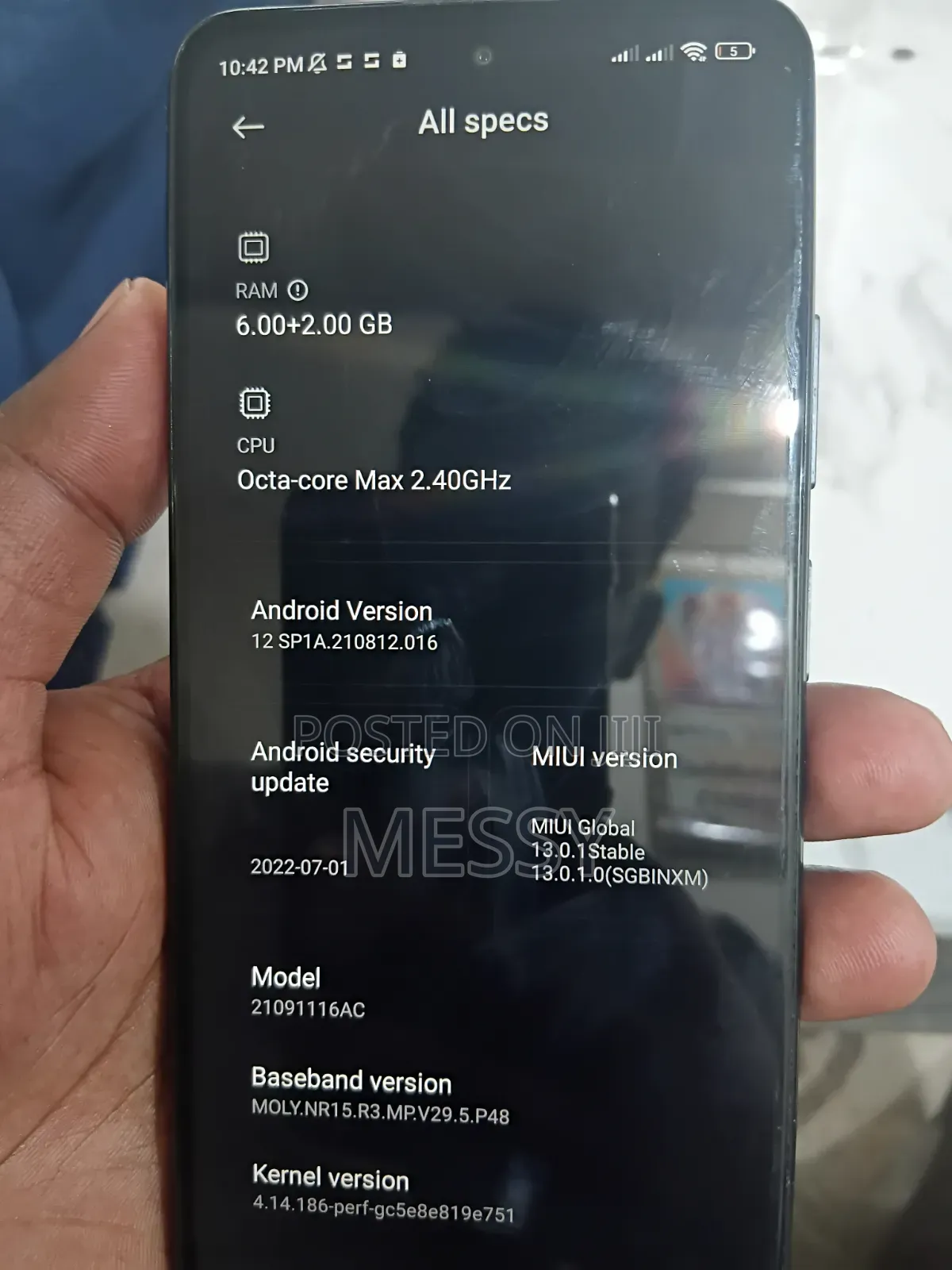 Xiaomi Redmi Note 11 Pro 5G 128 GB Bronze