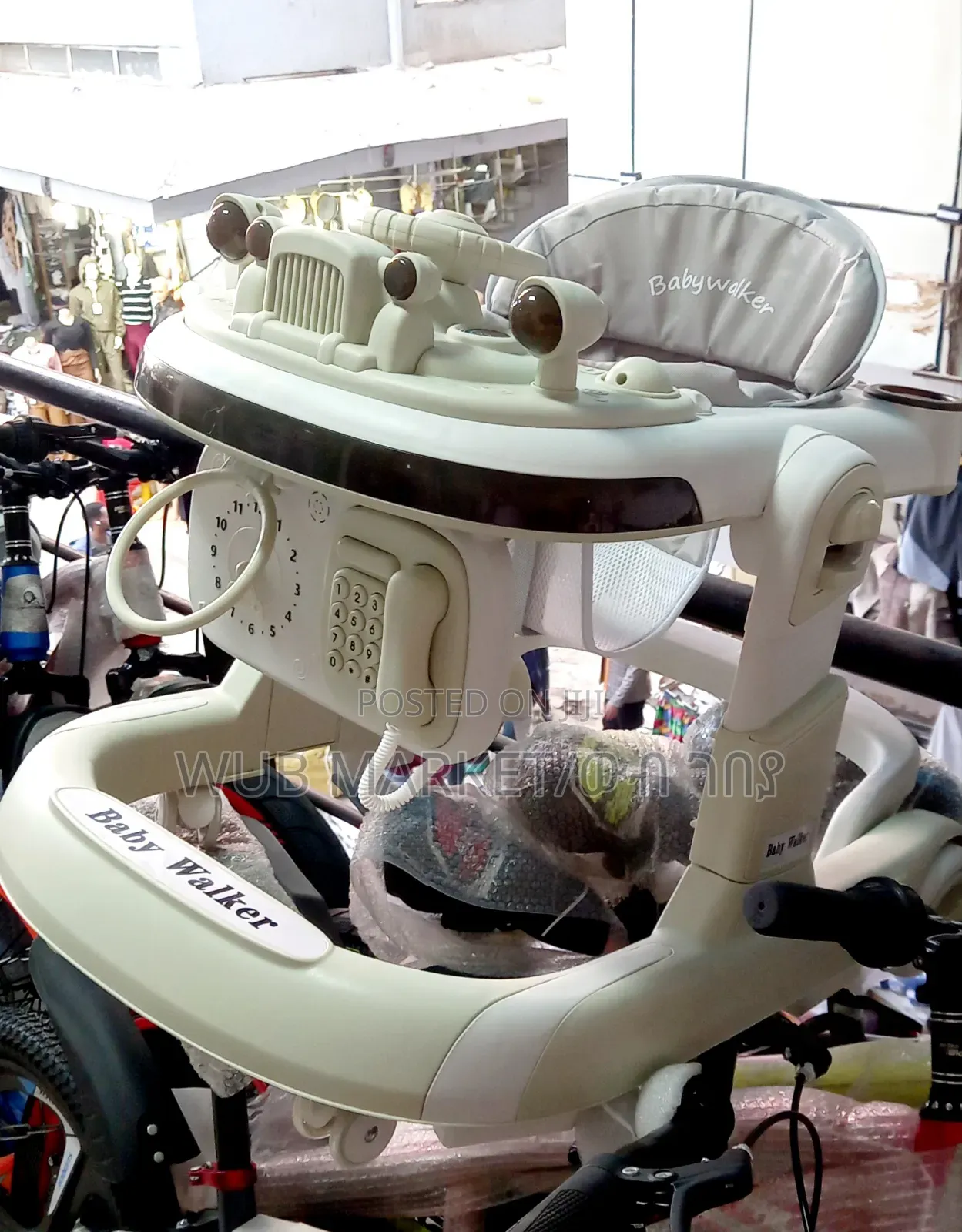 Premium Multifunctional Baby Walker ዘመናዊ የልጆች መለማመጃ ጀሬሎ