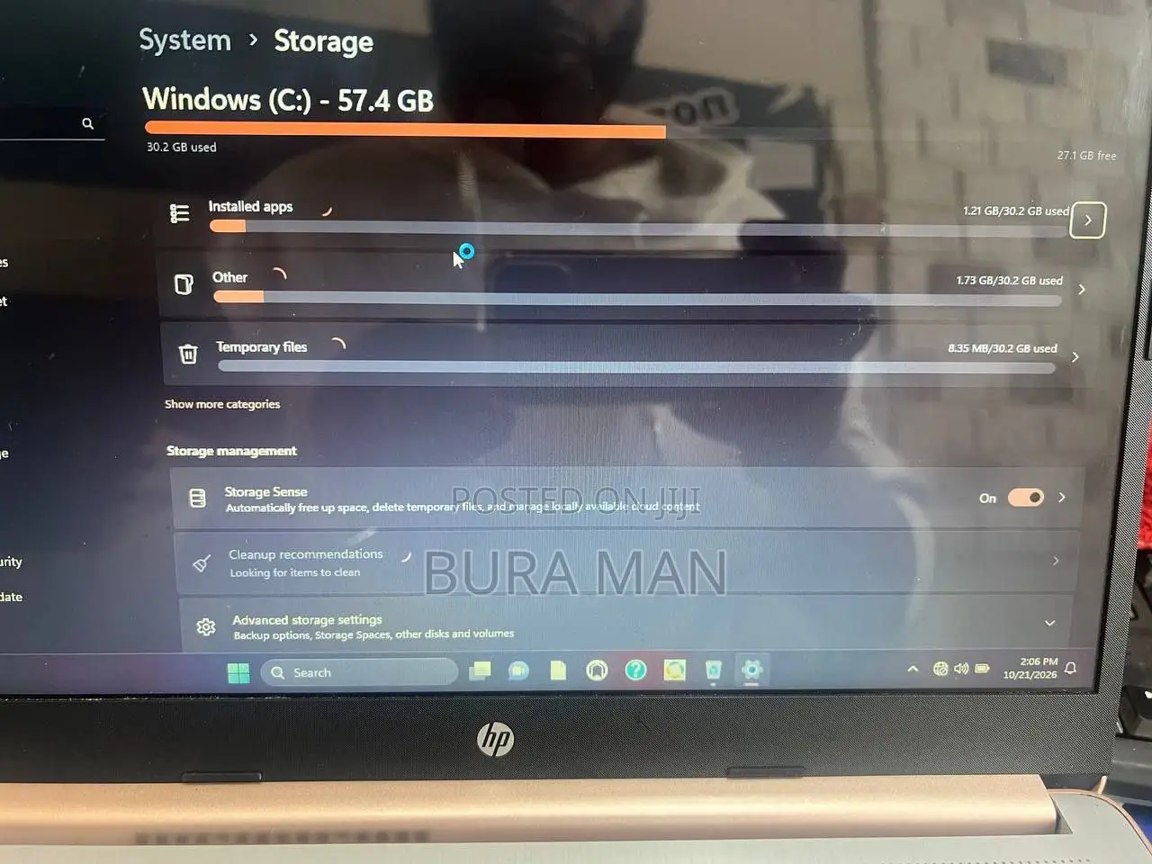 Laptop HP 4GB Intel Celeron SSD 60GB