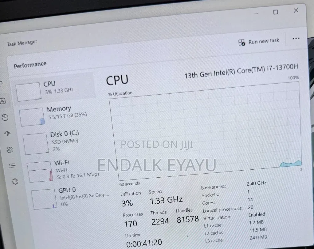 New Laptop HP 16GB Intel Core i7 SSD 1T
