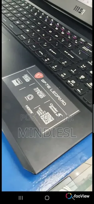 New Laptop MSI GP75 Leopard 16GB Intel Core i7 SSD 512GB