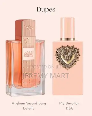 ANGHAM SECOUND SONG Ladies Perfume(Dupe of Devotion)
