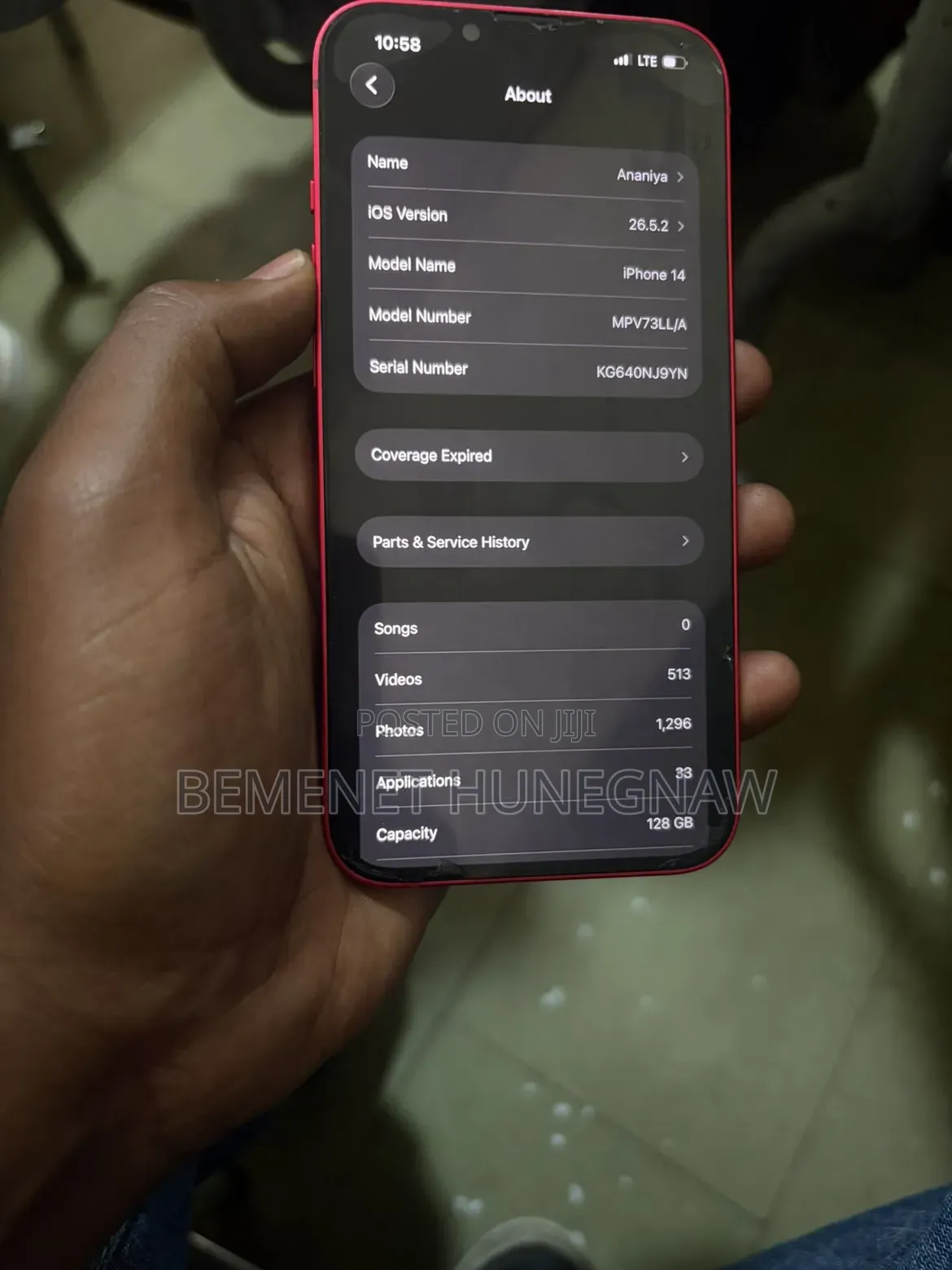 Apple iPhone 14 128 GB Red