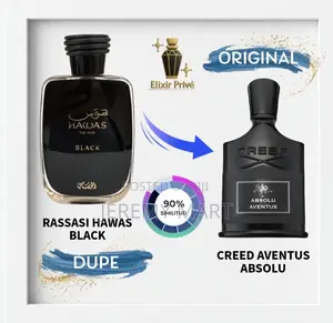 Hawas Black for Him(dupe of Aventus Creed)