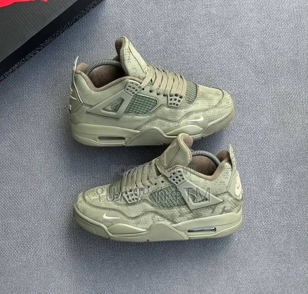 Nike Air Jordan 4 X Bike ‘Snake Skin Olive’ Men’s Shoes