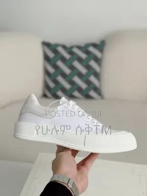Alexander McQueen Deck Plimsoll ‘Triple White’ Men’s Shoes
