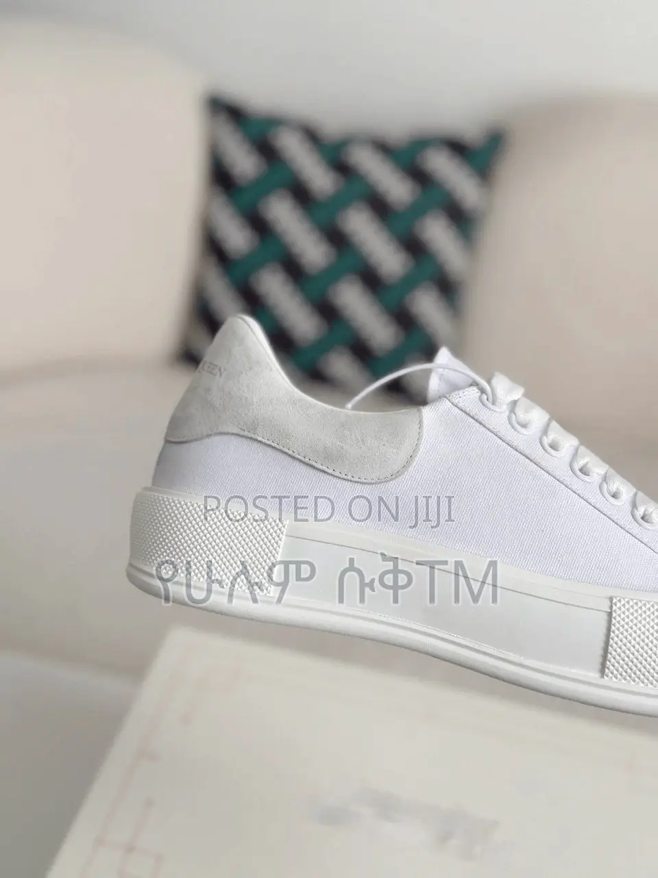 Alexander McQueen Deck Plimsoll ‘Triple White’ Men’s Shoes