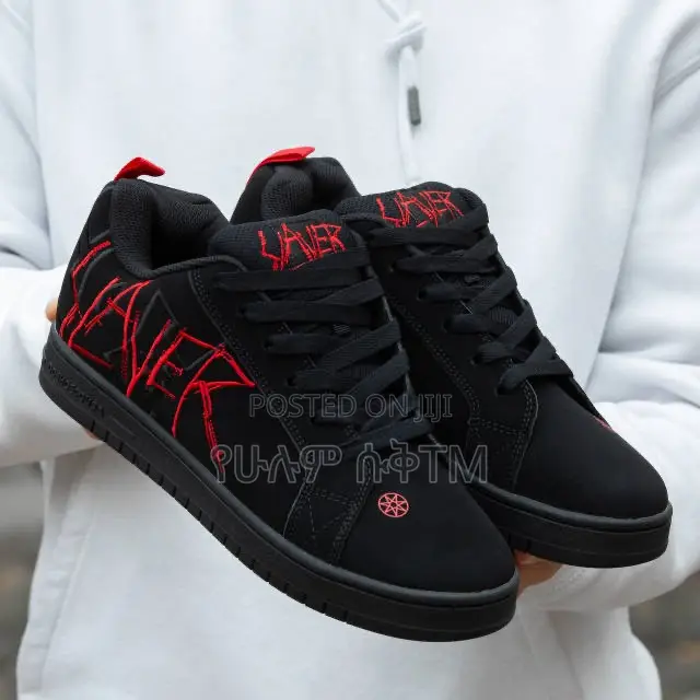 Dc Shoes X Slayer Court Graffik ‘Bred’ WMNS Shoes