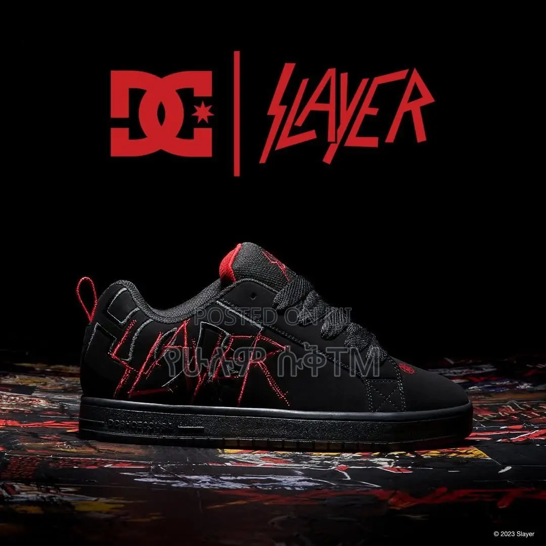 Dc Shoes X Slayer Court Graffik ‘Bred’ WMNS Shoes