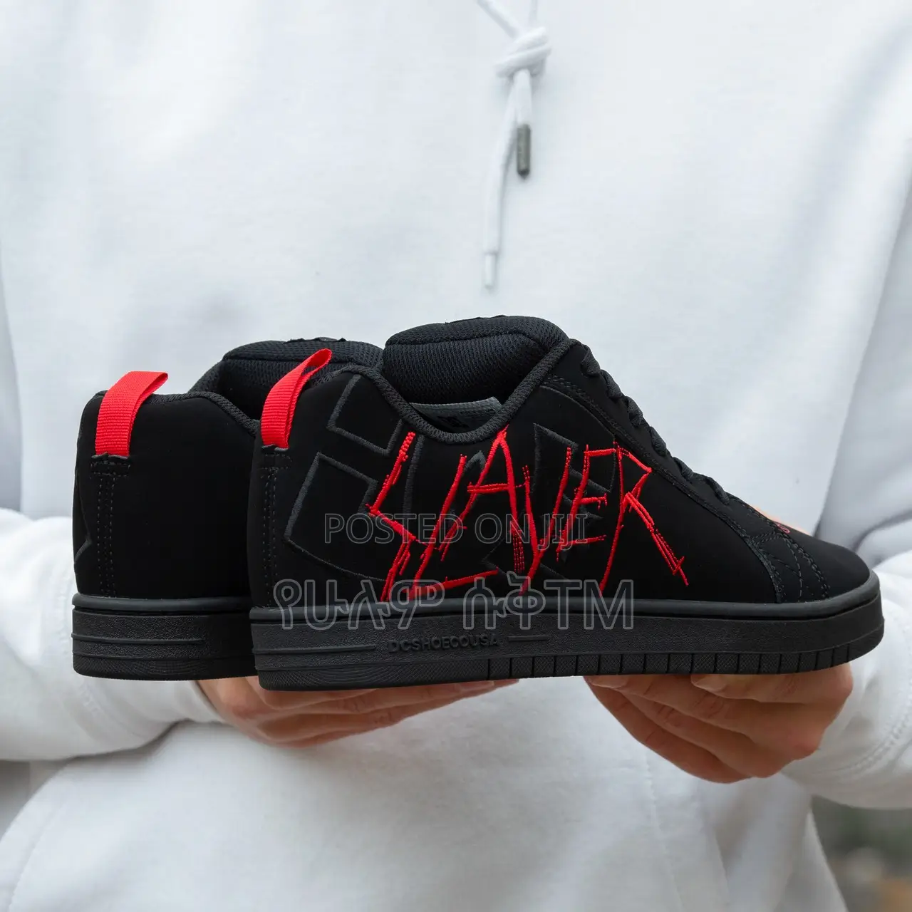 Dc Shoes X Slayer Court Graffik ‘Bred’ WMNS Shoes