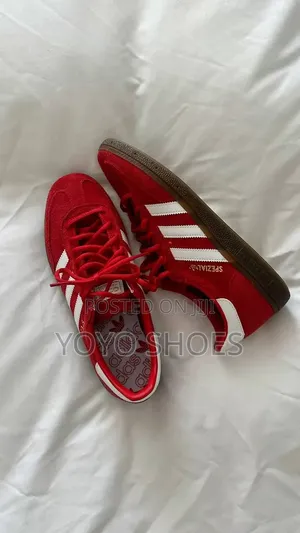 Adidas Hnadball Spezial Scarlet Red/White/ Gum Unisex Fashion Shoe