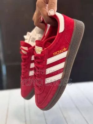 Adidas Hnadball Spezial Scarlet Red/White/ Gum Unisex Fashion Shoe