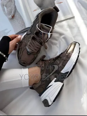 Nike V2K Run Mink Brown / Ironstone Women Fashion Sneaker Shoe