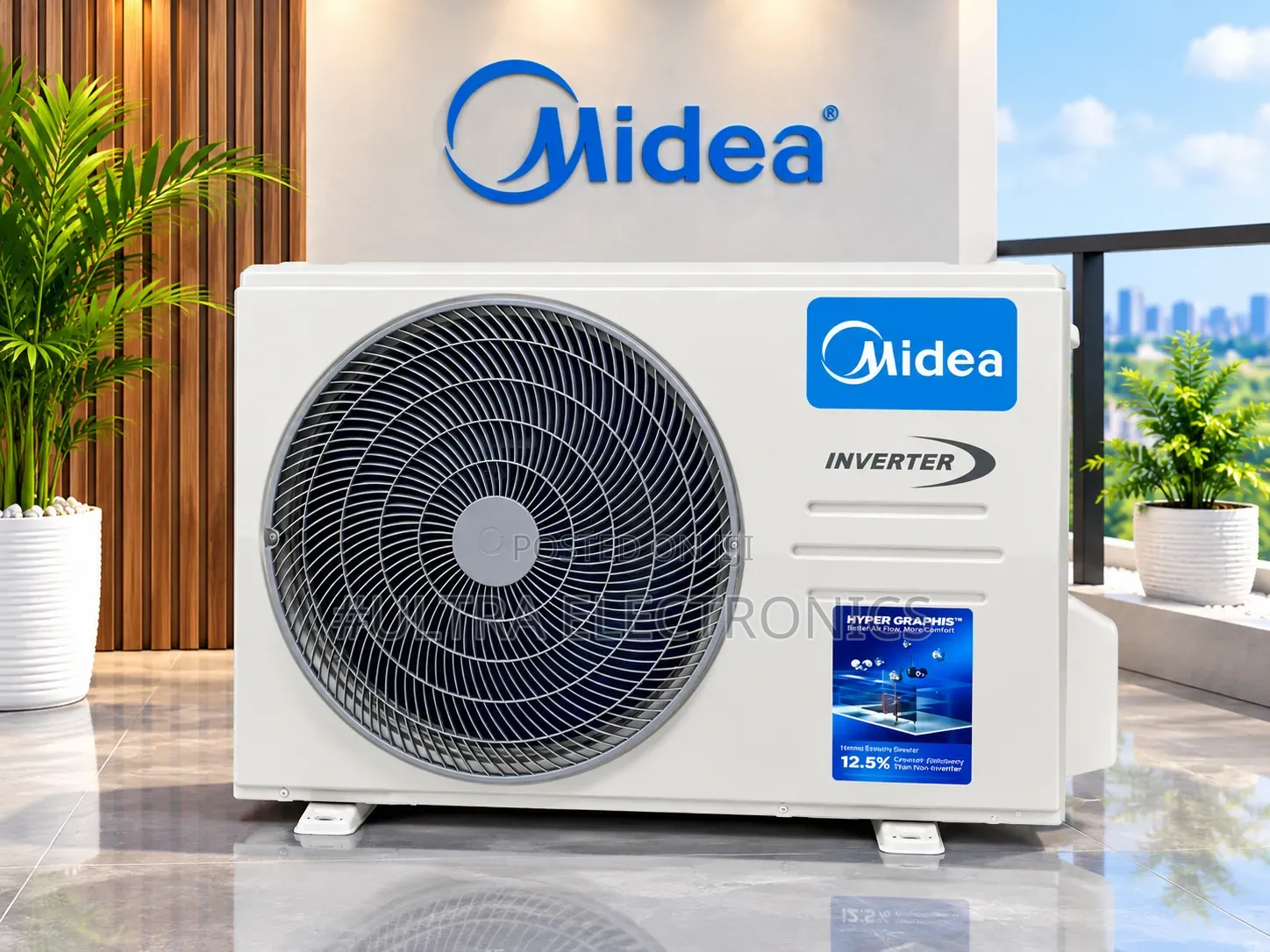 Midea 24,000 Btu Inverter Air Conditioner Cool More • Save Energy