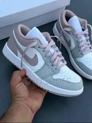 Air Jordan 1Low "Particle Rose " Women Fashion Shoes