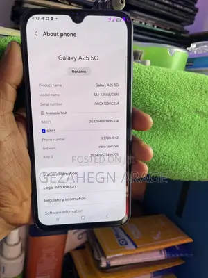 Samsung Galaxy A25 256 GB Black